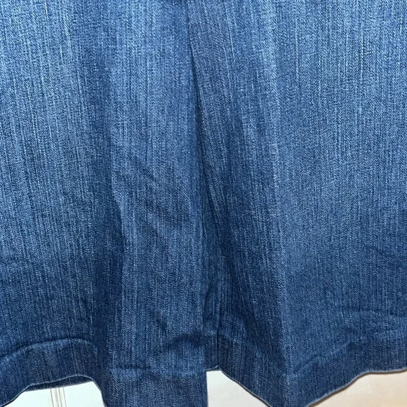Talbots front slit size 6 denim skirt - Picture 3 of 11